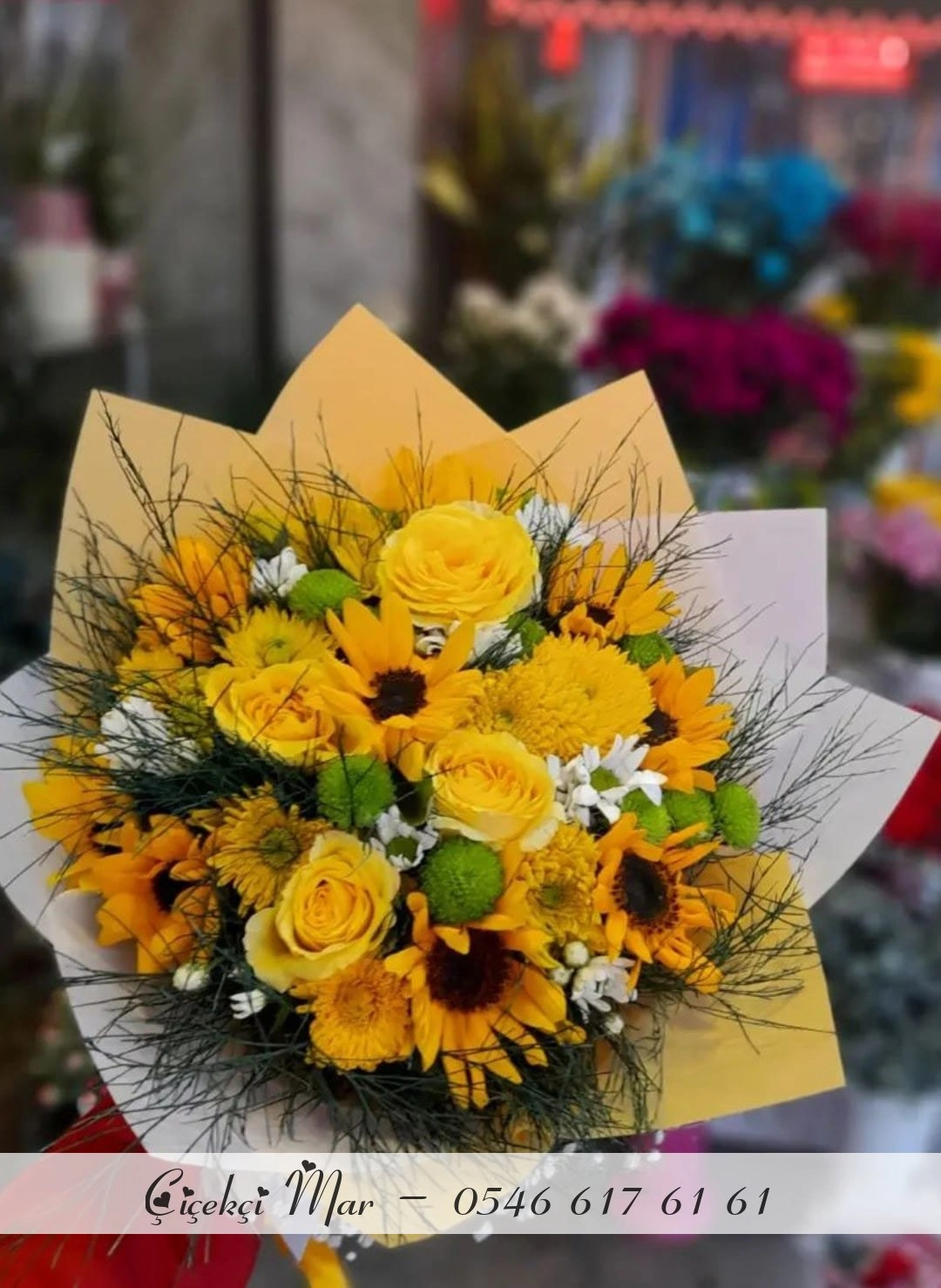 Ayçiçeği Buketi