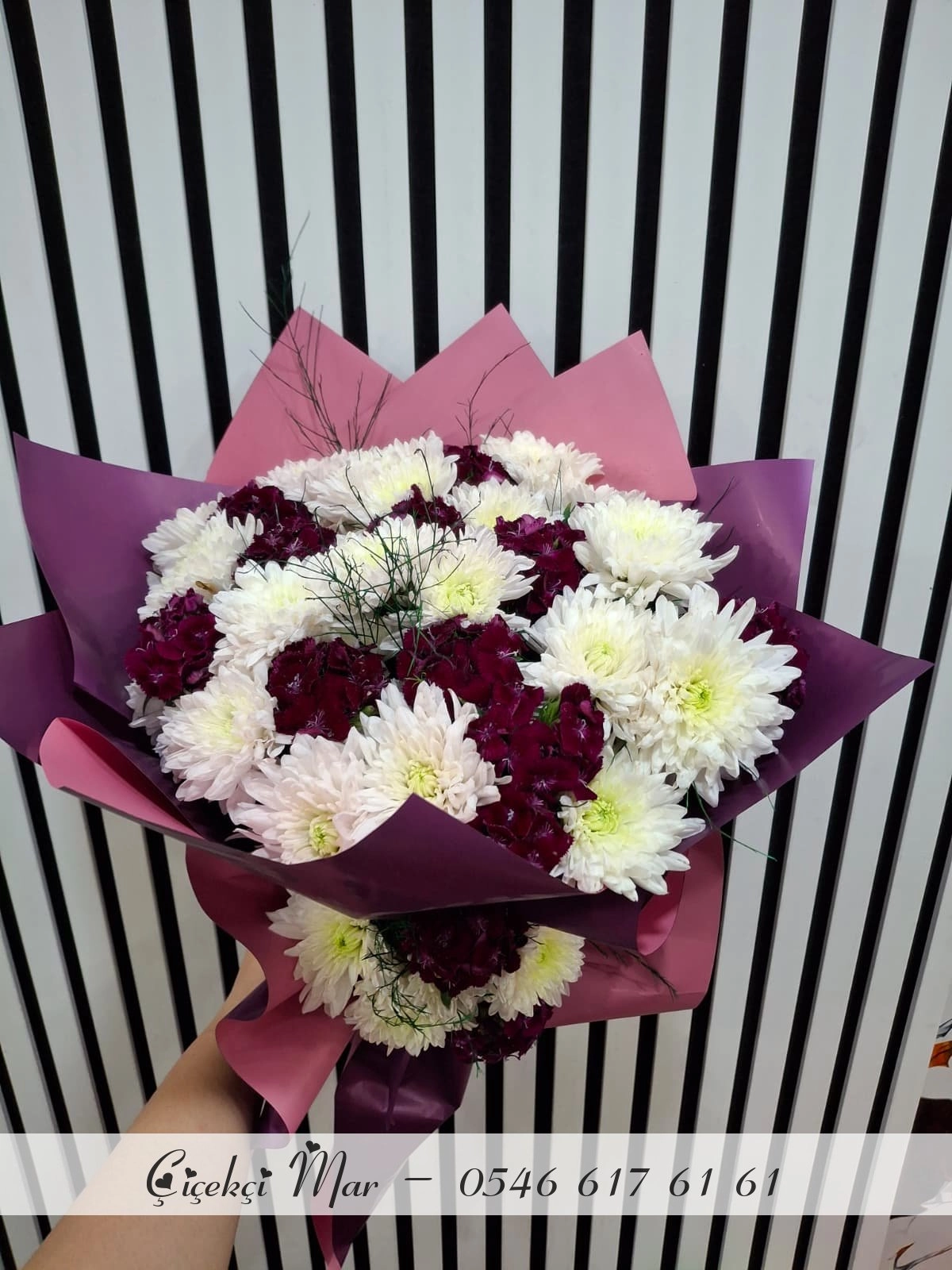 Beyaz Kasımpatı Buketi