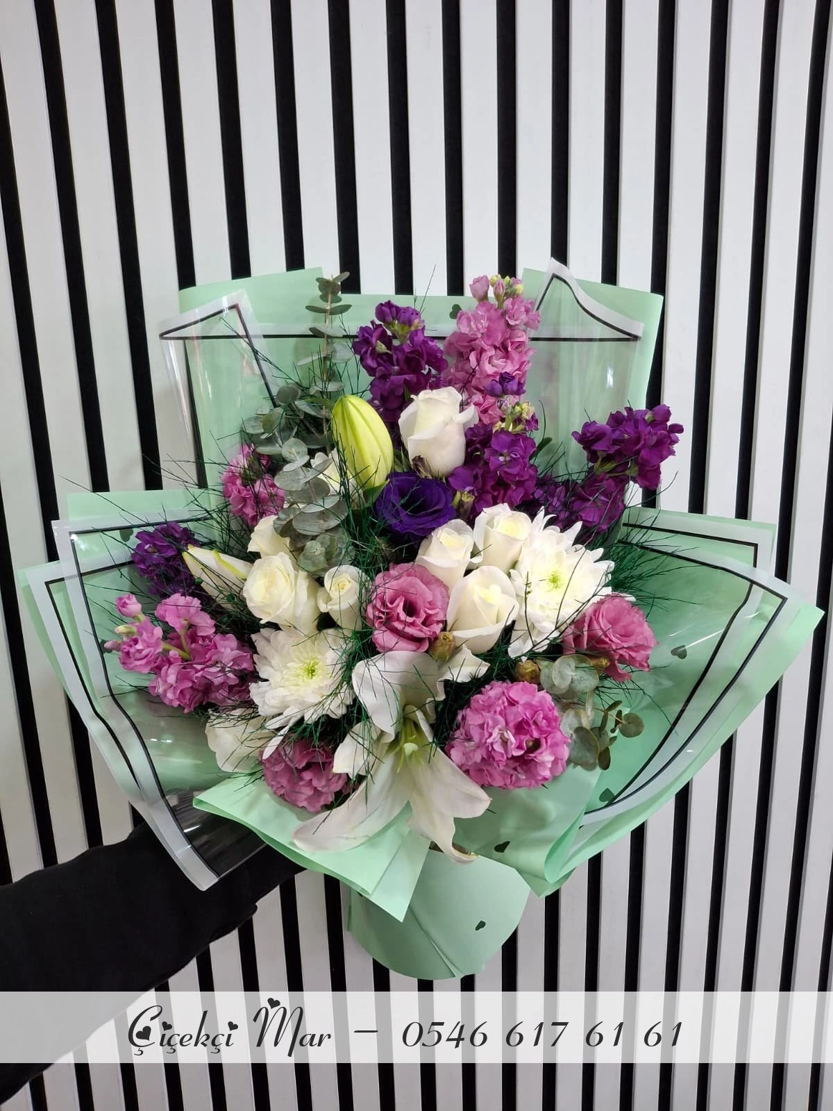 Gül Lilyum Karışık Buket