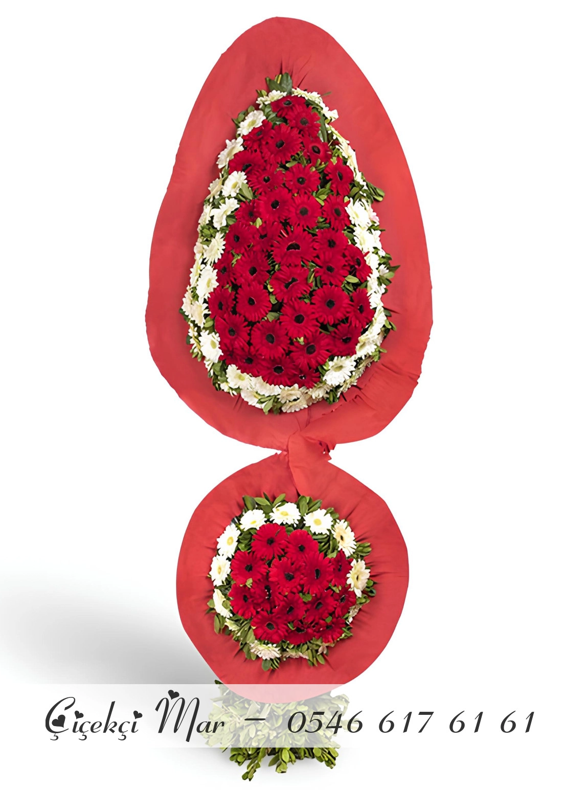 Kırmızı Uygun Fiyatlı Çelenk