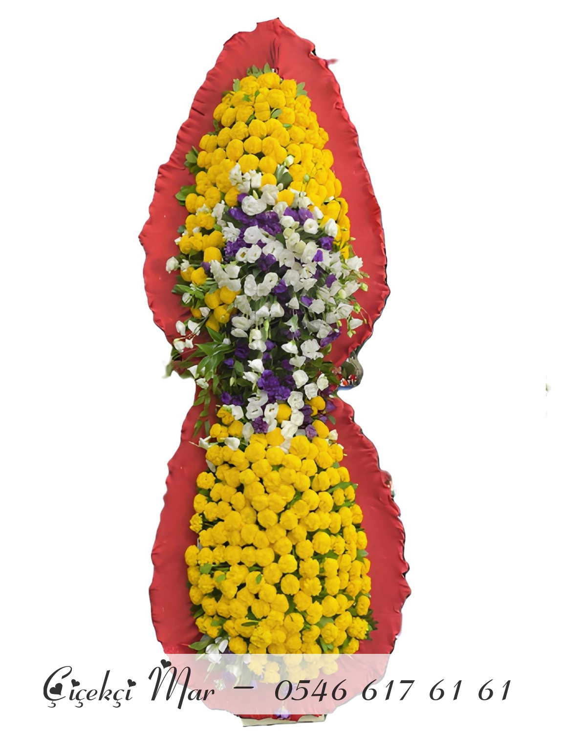 Sarı ve Kırmızı Çelenk