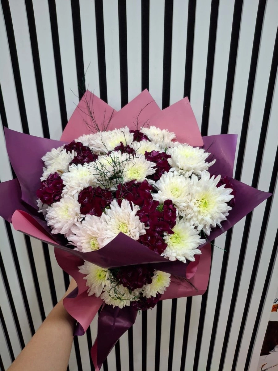 Beyaz Kasımpatı Buketi